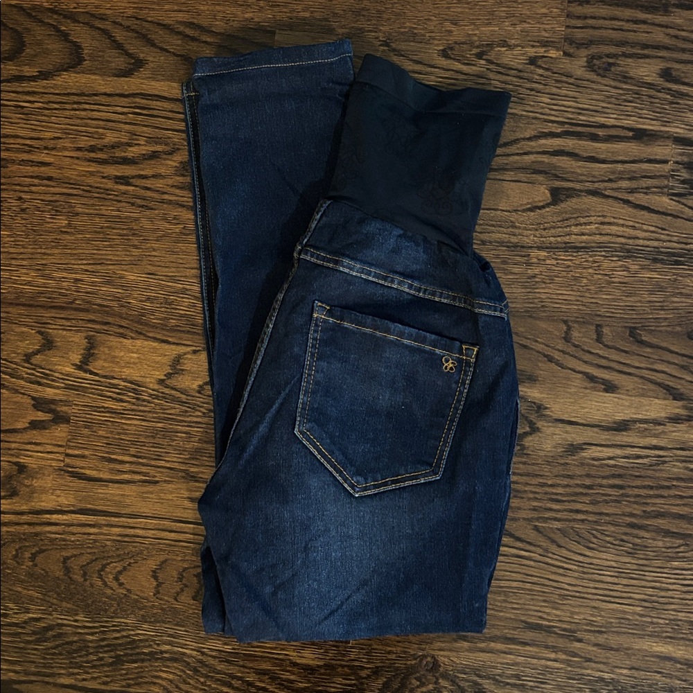Jessica Simpson Dark Blue Maternity Denim Jeans, size PS